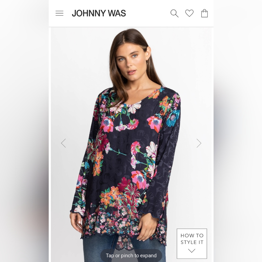 Johnny Was Oasis Tandis Blouse